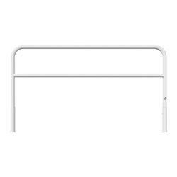 Schake Abweisebügel Ø 60mm, Breite 2500 mm, Höhe Überflur 1000 mm, herausnehmbar + Dreikantverschluß + Querholm + Bodenhülsen