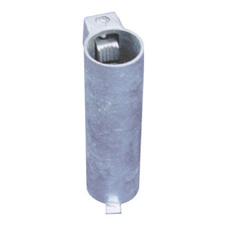 Schake Bodenhülse für Rohrpfosten Ø76mm + Feststellvorichtung, Länge: 500mm, feuerverzinkt