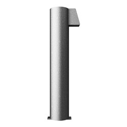 Schake Bodenhülse für Rohrpfosten Ø76mm + Feststellvorichtung, Länge: 500mm, feuerverzinkt