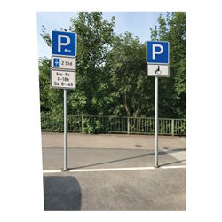 Schake Bodenhülse für Rohrpfosten Ø76mm + Feststellvorichtung, Länge: 500mm, feuerverzinkt