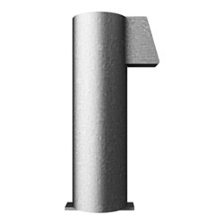 Schake Bodenhülse für Rohrpfosten Ø76mm + Feststellvorichtung, Länge: 300mm, feuerverzinkt