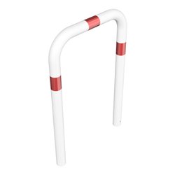 Schake Schutzbügel Ø76 mm, Breite 750 mm, Höhe über Flur 650mm, zum Einbetonieren,t