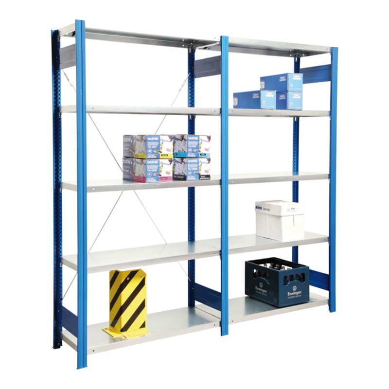 Regalwerk BERT-Lagerregal Plus Anbaufeld LR 5010  HxBxT 3000x875x600 mm Stecksystem