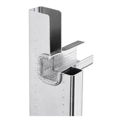 fetra Paketwagen 848+ Drahtgitterwänden, Tragkraft 600kg mit TPE-Reifen