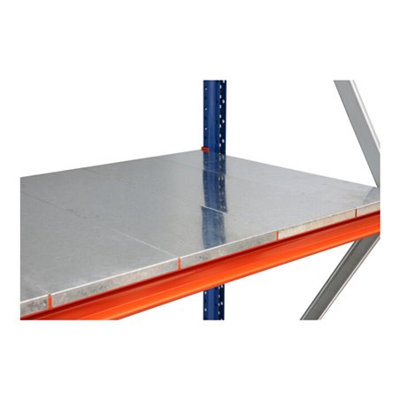 Regalwerk EMMA-Zusatzebene Stahl BxT 2700x1000 mm Ausführung: Z-Profil 99x30 mm