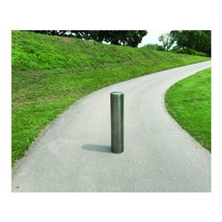 Schake Sperrpfosten aus Edelstahl Typ 40155 Ø 154mm, ortsfest Gesamtlänge: 1200mm, geschliffen