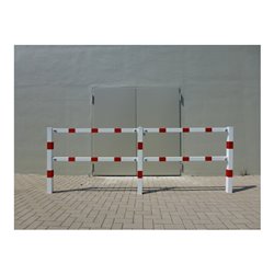 Schake Standpfosten Stahlrohr 70 x 70 mm Mittelpfosten für Ober- und Knieholm