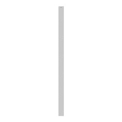 Schake Standpfosten Stahlrohr 70 x 70 mm Endpfosten für Ober- und Knieholm, +Sechskantschrauben, Mutter M16x60 + Schutzkappen