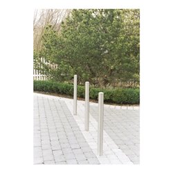 Schake Sperrpfosten aus Edelstahl Typ 4272 Ø 76mm, ortsfest geschliffen