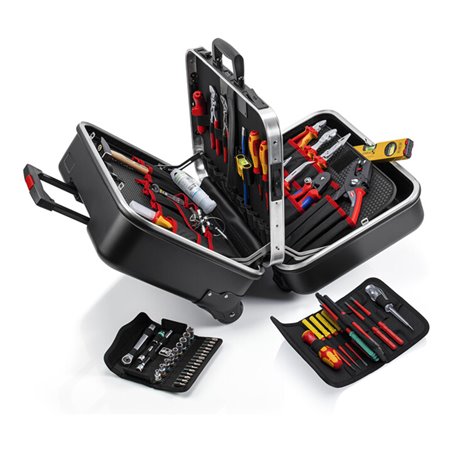 KNIPEX 00 21 41 Werkzeugkoffer 'BIG Twin Move' Elektro 66-teilig 290 mm