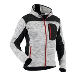 Blakläder Strickjacke, grau / schwarz, Unisex-Größe: 2XL