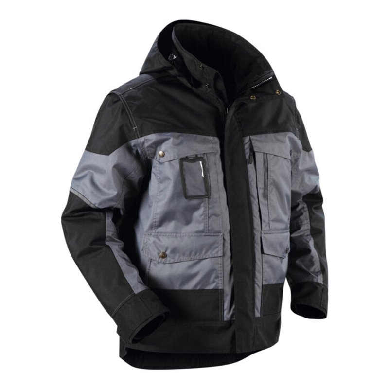 Blakläder Winterjacke, grau / schwarz, Unisex-Größe: M