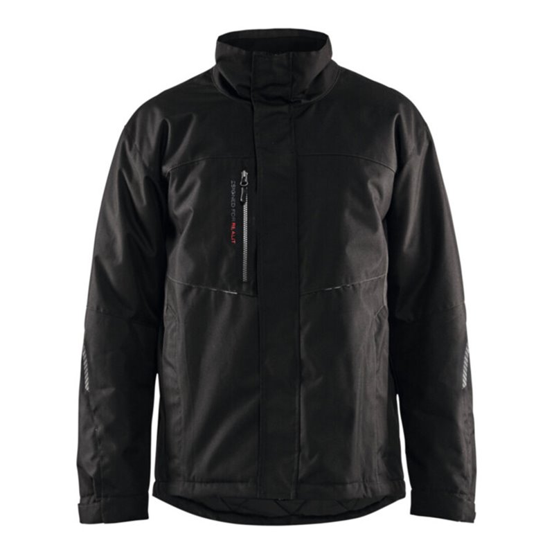 Blakläder Winterjacke, schwarz / dunkelgrau, Unisex-Größe: 2XL