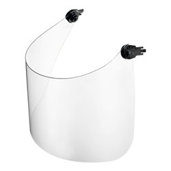 Schuberth Klarvisier mit Helmhalterung, Scheibenmaterial: PC