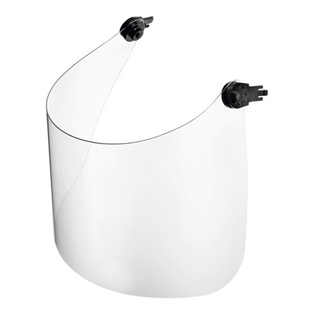 Schuberth Klarvisier mit Helmhalterung, Scheibenmaterial: PC