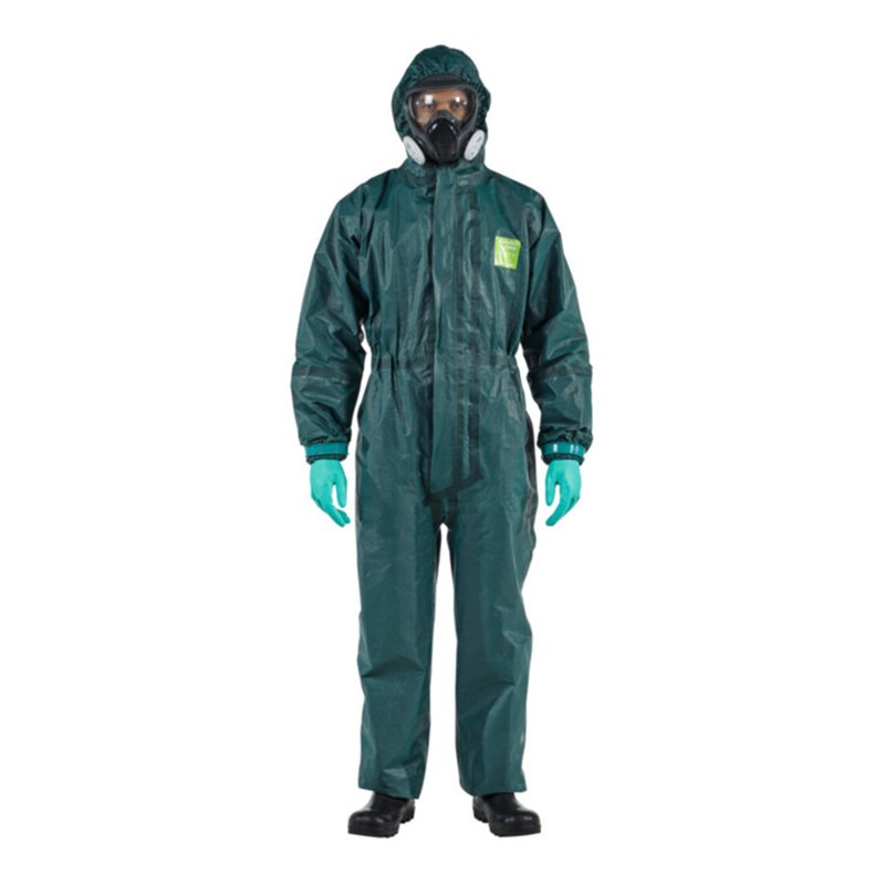 Ansell Schutzoverall Typ 3/4/5 AlphaTec 4000, grün, Unisex-Größe: 2XL