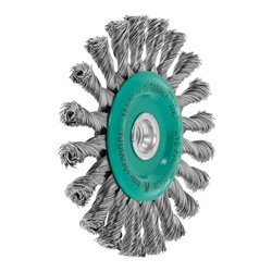 Lessmann Rundbürste INOX-Draht 0,50 mm, Bürsten-⌀xBohrungs-⌀ / Gewinde: 125XM14 mm