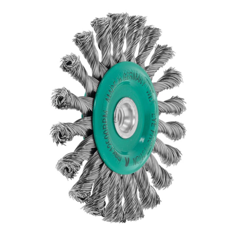 Lessmann Rundbürste INOX-Draht 0,50 mm, Bürsten-⌀xBohrungs-⌀ / Gewinde: 125XM14 mm