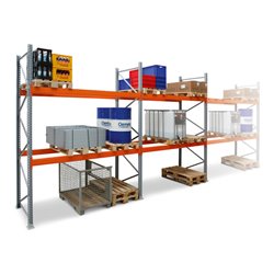 Regalwerk ARTUS-Palettenregal SET 1 3000-3 HxBxT 4500x5655x1100 mm 1 x GF + 1 x AF