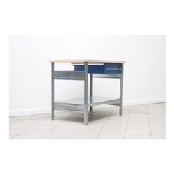 Regalwerk BERT-Werktisch Typ 1 HxBxT 880x1100x700 mm mit Hängeschublade