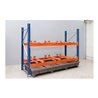 Regalwerk Fassauflage Horizontal mit Endanschlag für 200 Liter-Fass RAL 2004