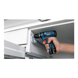 Bosch Power Tools Akku-Schlagbohrschrauber 12 V,Bohrset, Tasche GSB 12V-15