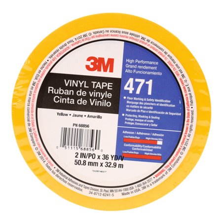 3M PVC-Klebeband weich, Farbe: YELLOW