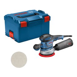 Bosch Exzenterschleifer GEX 40-150 mit 1 x Schleifblatt M480 und L-BOXX