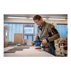 Bosch Exzenterschleifer GEX 40-150 mit 1 x Schleifblatt M480 und L-BOXX