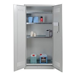 STIER Umweltschrank mit 4 verzinkten Wannenböden