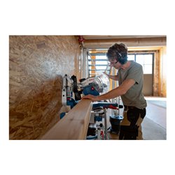 Bosch Akku-Kapp- und Gehrungssäge BITURBO GCM18V-305 GDC