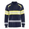 Blakläder Multinorm-Poloshirt, marineblau / gelb, Unisex-Größe: 2XL