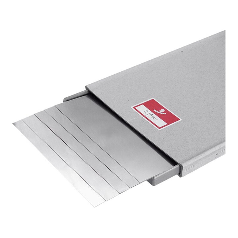 Hasberg Unterlagsfolien-Set 5-teilig 150x500 mm, rostfrei, Dicke: 0,25 mm