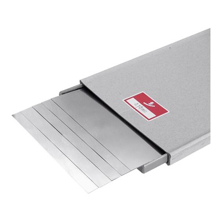 Hasberg Unterlagsfolien-Set 5-teilig 150x500 mm, rostfrei, Dicke: 1 mm