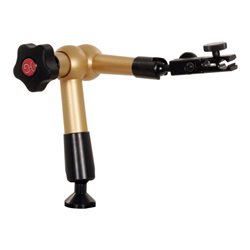 HG Hydraulisches Messstativ-Gestänge (ohne Fuß) mit mechanischer Feineinstellung am Uhrenhalter, Ausladung: 220 mm