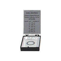 Karl DEUTSCH Kalibrierfolien-Satz, 6-teilig, Typ: A