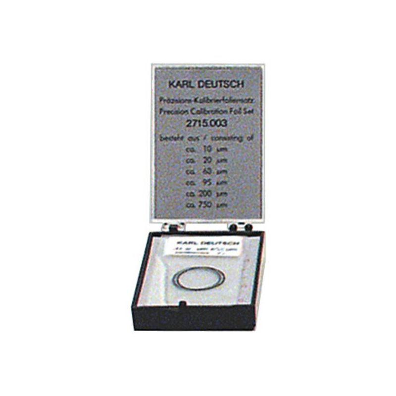 Karl DEUTSCH Kalibrierfolien-Satz, 6-teilig, Typ: A