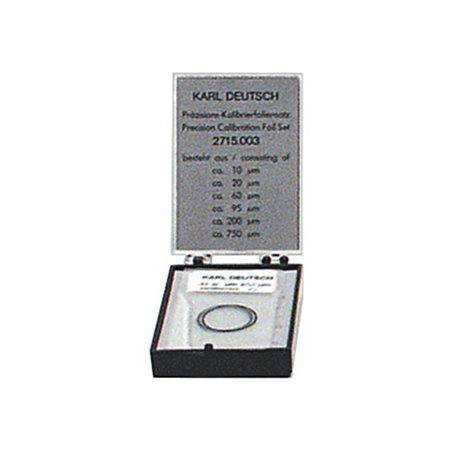 Karl DEUTSCH Kalibrierfolien-Satz, 6-teilig, Typ: A