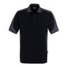 Hakro Polo-Shirt Contrast Performance, schwarz, Unisex-Größe: L