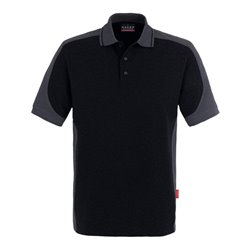 Hakro Polo-Shirt Contrast Performance, schwarz, Unisex-Größe: S
