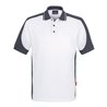 Hakro Polo-Shirt Contrast Performance, weiß, Unisex-Größe: XL
