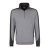 Hakro Zip-Sweatshirt Contrast Performance, titan, Unisex-Größe: XL