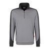 Hakro Zip-Sweatshirt Contrast Performance, titan, Unisex-Größe: L