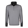 Hakro Zip-Sweatshirt Contrast Performance, titan, Unisex-Größe: 2XL