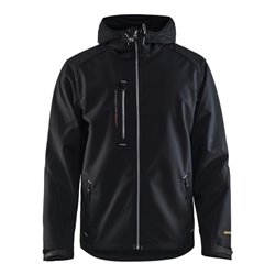 Blakläder Softshell Jacke, schwarz / silber, Unisex-Größe: M