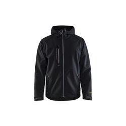 Blakläder Softshell Jacke, schwarz / silber, Unisex-Größe: L