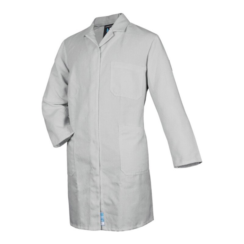 HB Tempex ESD Herrenmantel Conductex, silbergrau, Größe: 2XL