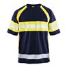 Blakläder Warnschutz T-Shirt, marineblau / gelb, Unisex-Größe: XL