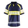 Blakläder Warnschutz Polo-Shirt, marineblau / gelb, Unisex-Größe: L
