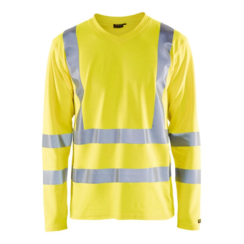 Blakläder Warnschutz Longsleeve, gelb, Unisex-Größe: 2XL